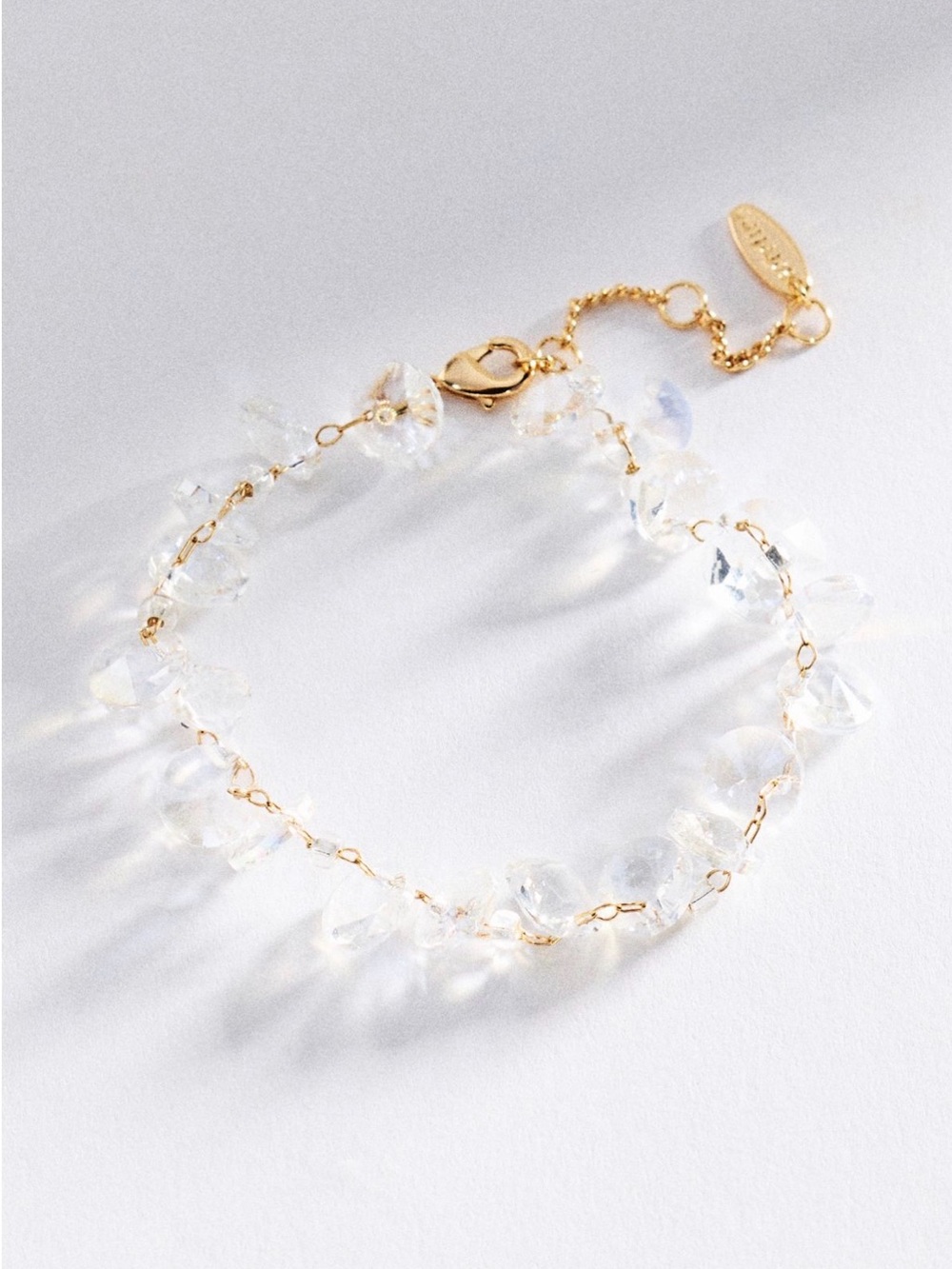 Anthropologie Dotted Crystal Bracelet